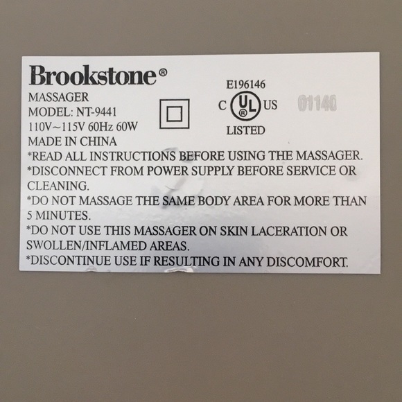Brookstone vintage neck massager. Works great. - Picture 4 of 5